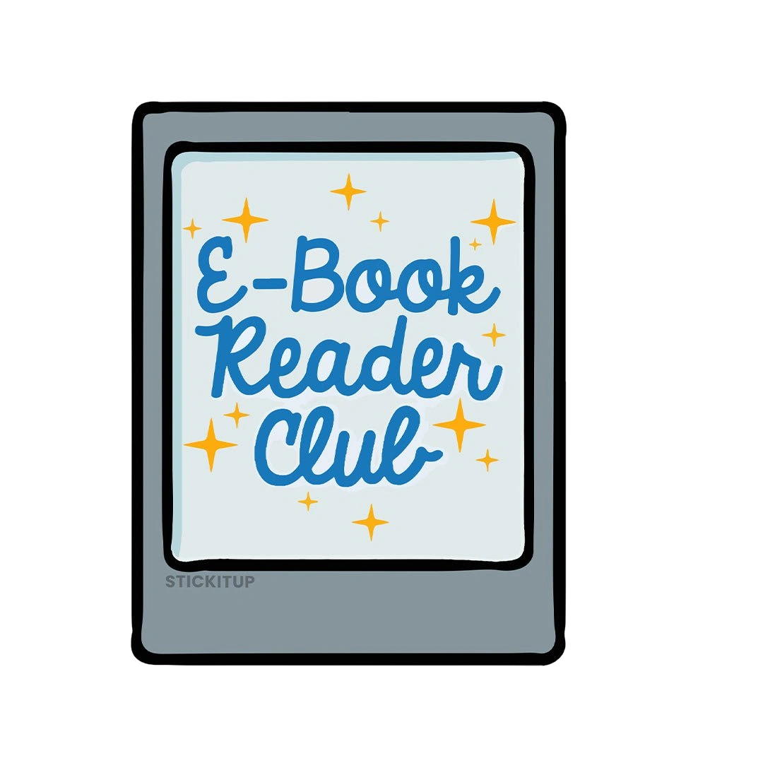 E Book Reader Sticker